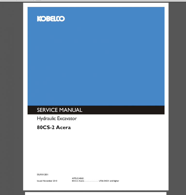 80CS-2 ACERA Service Manual PDF