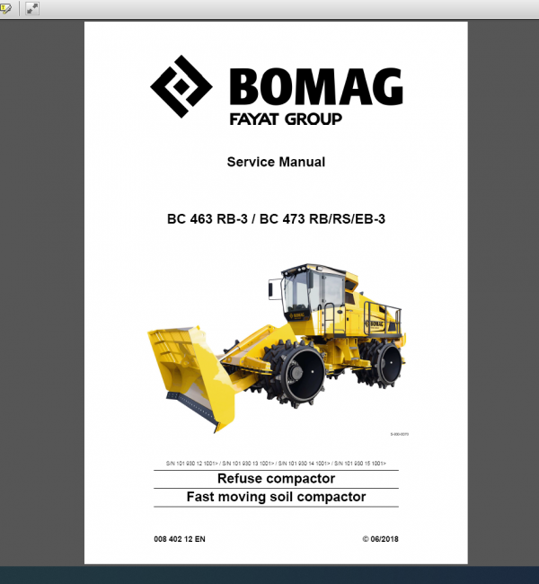 BC 473 RB/RS/EB-3 Service Manual