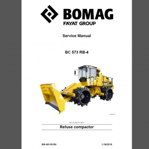 BOMAG BC 573 RB-4 Service Manual