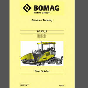 BF800-P Service Manual