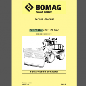 BOMAG BC 972 RB-2 Service Manual