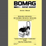 BW 80 AD-2 BW 90 AD-2 BW 100 ADM-2 Service Manual