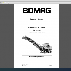 BOMAG BM1200/30 Service Manual