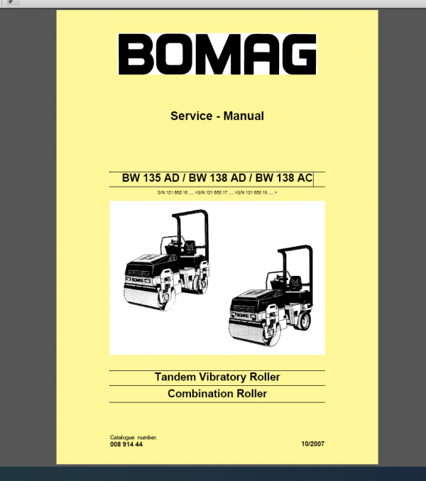 BW 138 AC Service Manual