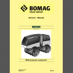 BOMAG BMP 8500 SERVICE MANUAL