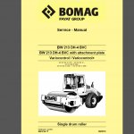 BW 213 DH-4 BVC Service Manual