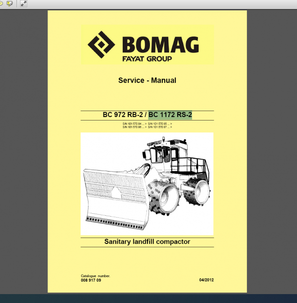 BC 1172 RS-2 Service Manual