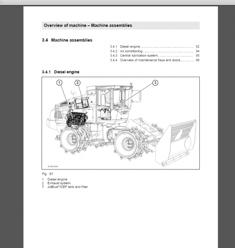 BOMAG BC 573 RB-4 Service Manual