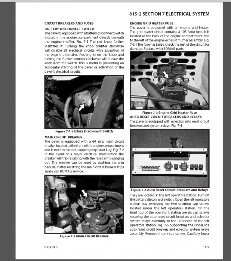 BOMAG 815-2 Service MANUAL