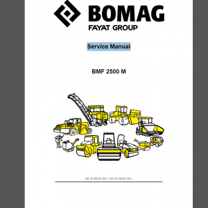 BMF 2500M Service Manual