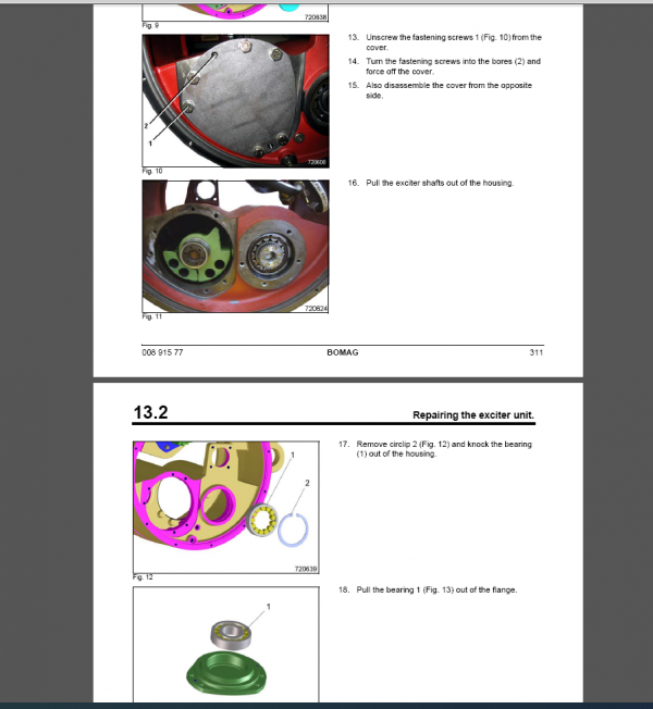 BOMAG BMP 8500 SERVICE MANUAL