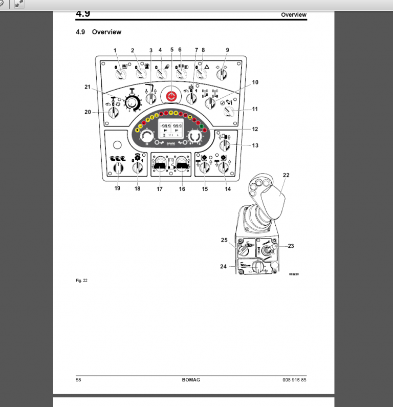 BOMAG BM 500/15 SERVICE MANUAL