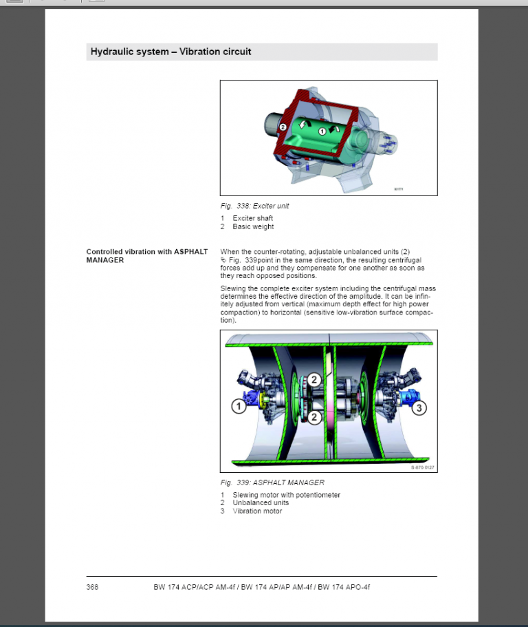 BOMAG BW174-4f Service Manual