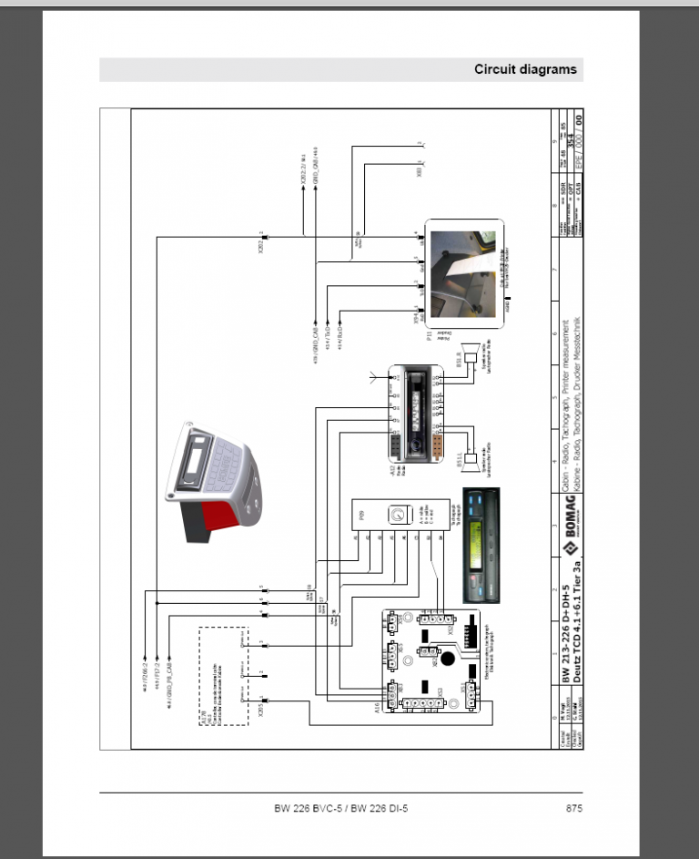 BOMAG BW 226 BVC-5 Service Manual