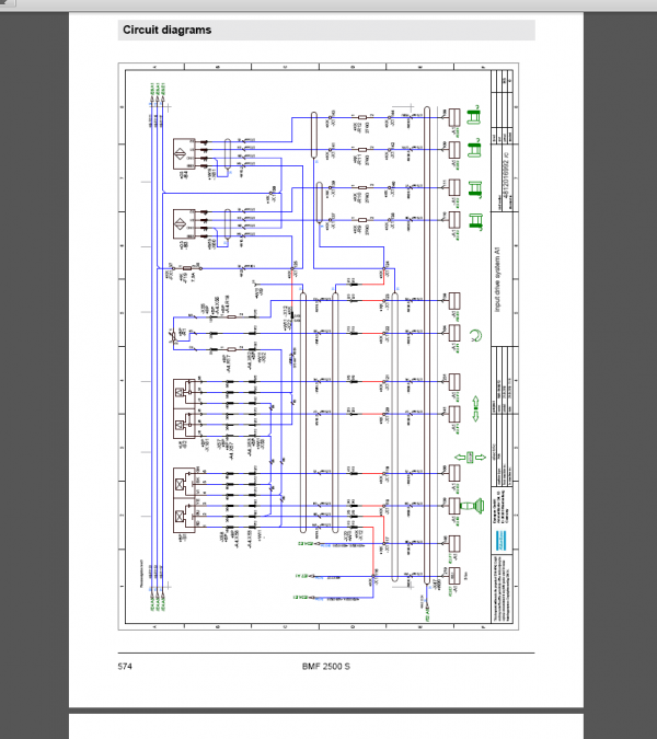 BOMAG BMF 2500S SERVICE MANUAL