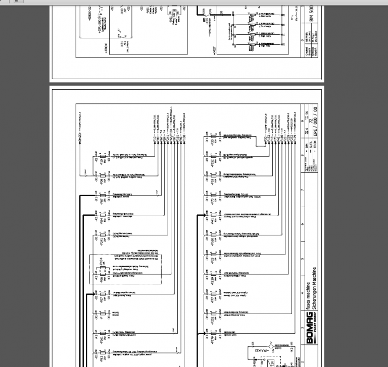 BOMAG BM 500/15 SERVICE MANUAL