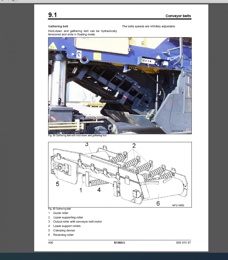 BOMAG BM 2000/60 Service Manual
