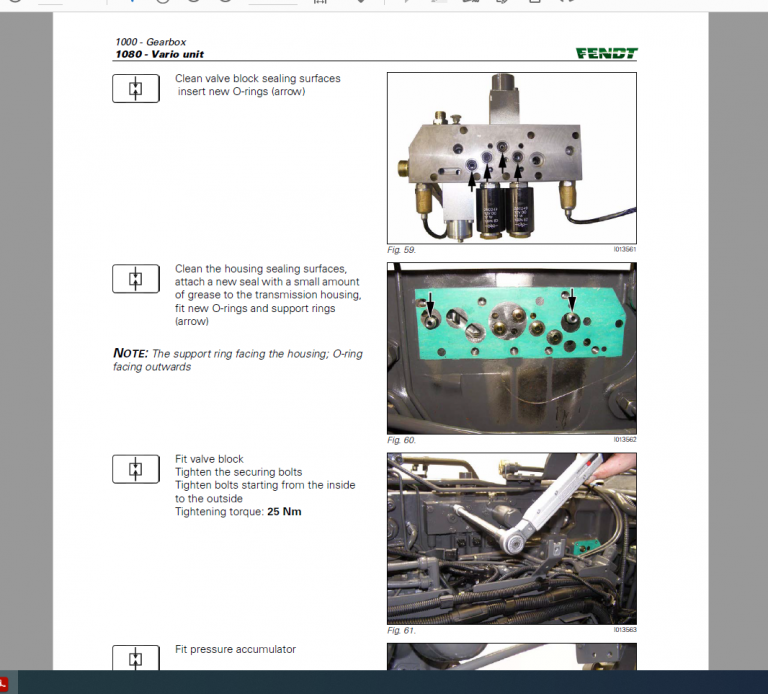 FENDT TRACTOR Workshop Manuals