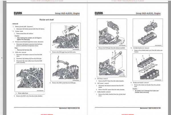 CLARK Service Manual PDF