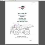 BUCYRUS MT4400AC Technical Manual