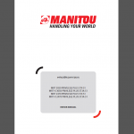 Manitou MRT 3050 - MRTX 2470 Repair Manual