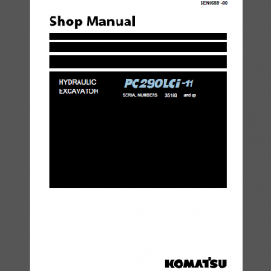 KOMATSU PC290LCi-11 Shop Manual