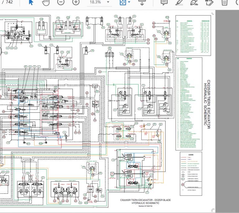 CASE CX225SR TIER 3 SERVICE MANUAL
