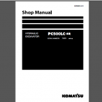 KOMATSU PC500LC-8R SERVICE MANUAL