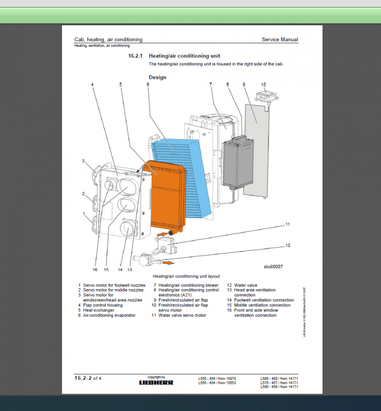 Liebherr L550 - L580 2plus2 Service Manual