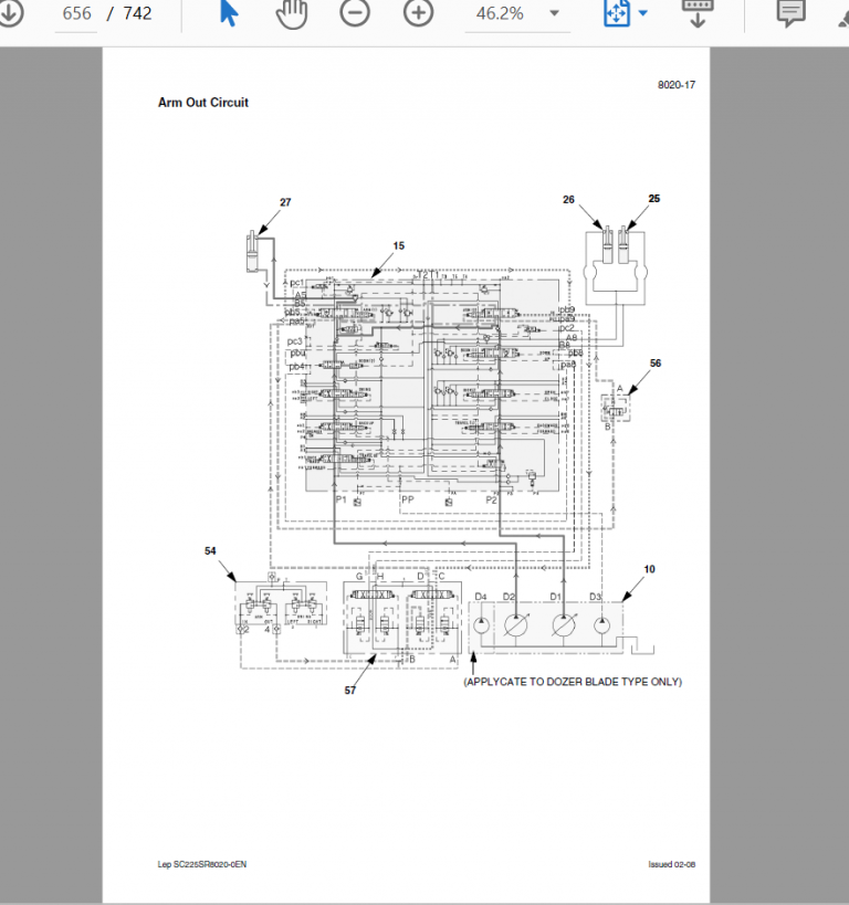 CASE CX225SR TIER 3 SERVICE MANUAL