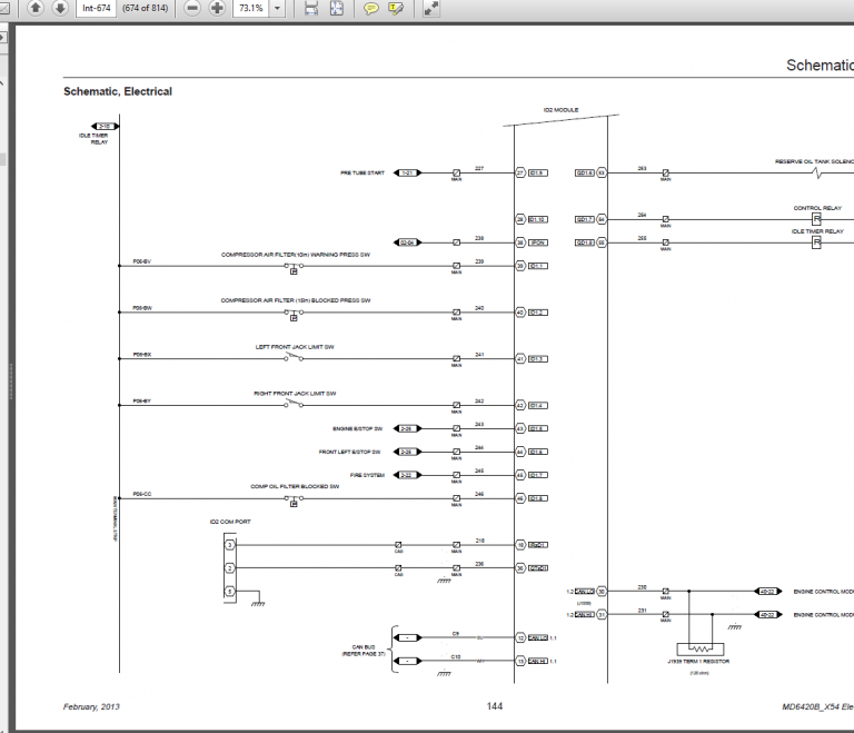 CAT MD6420B Rotary Blasthole Drill SERVICE MANUAL