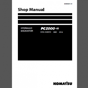 KOMATSU PC2000-11 SHOP MANUAL
