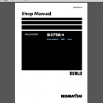 KOMATSU D375A-6 SERVICE MANUAL