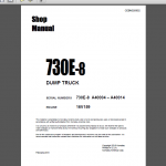 KOMATSU 730E-8 SERVICE MANUAL
