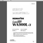 KOMATSU WA900L-3 SERVICE MANUAL