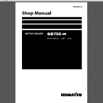 KOMATSU GD755-5R SERVICE MANUAL
