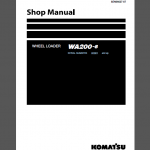 KOMATSU WA200-8 SERVICE MANUAL