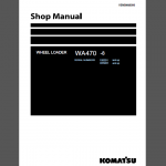 KOMATSU WA470 -8 SERVICE MANUAL