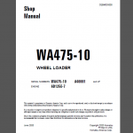 KOMATSU WA475-10 SHOP MANUAL