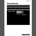 KOMATSU WA800-8 / WA900-8 SERVICE MANUAL