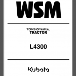 KUBOTA L4300 SERVICE MANUAL