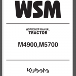 KUBOTA M4900 / M5700 WORKSHOP MANUAL