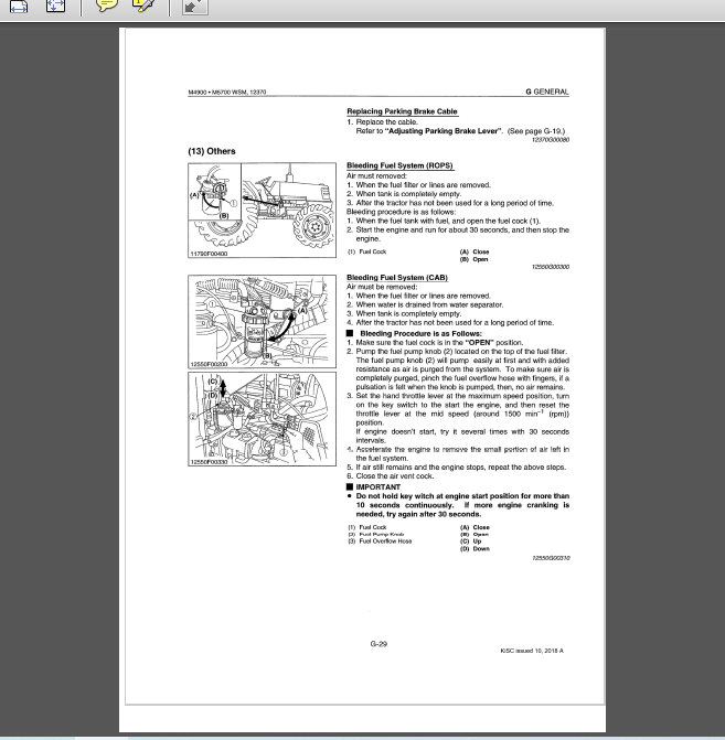 thumbnail image 2 of Genuine Kubota Lever Switch For M4700, M4900, M5700 & MX5000 Tractors 2 of 11