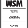 KUBOTA M9000DT-M WORKSHOP MANUAL