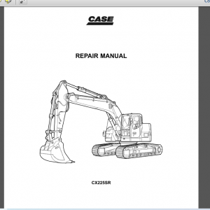 CASE CX225SR REPAIR MANUAL