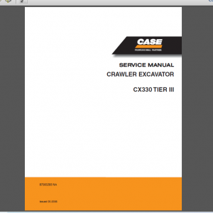 CASE CX330 TIER III SERVICE MANUAL