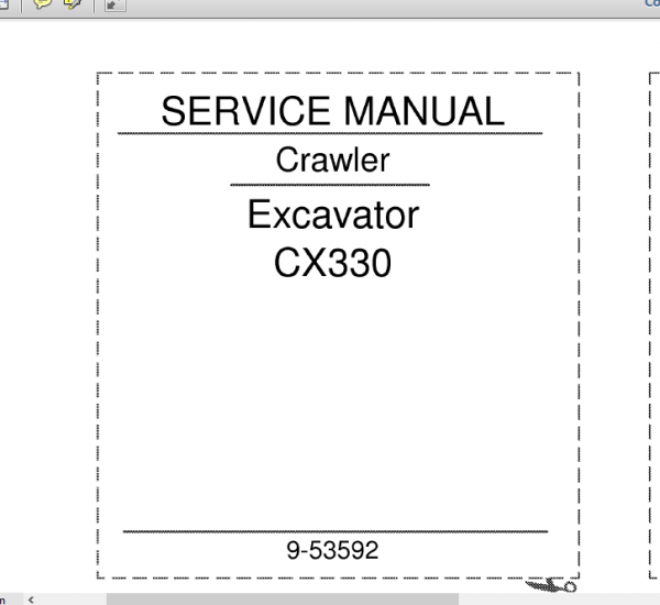 CASE CX330 SERVICE MANUAL