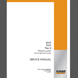 CASE 621F / 721F / Tier4 SERVICE MANUAL