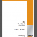 CASE 821F / 921F / Tier 4B (final) SERVICE MANUAL