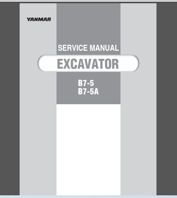 YANMAR B7-5 / B7-5A SERVICE MANUAL